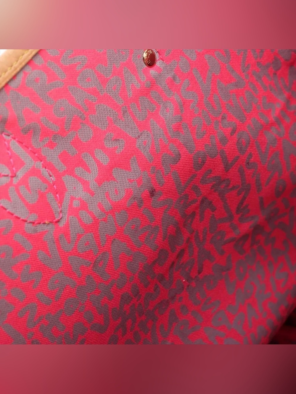 Louis Vuitton Stephen Sprouse Neverfull GM Graffiti Fuchsia Pink Limited Edition - Picture 10 of 13